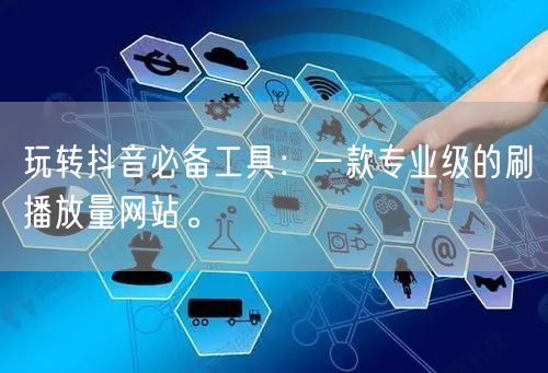 玩转抖音必备工具：一款专业级的刷播放量网站。