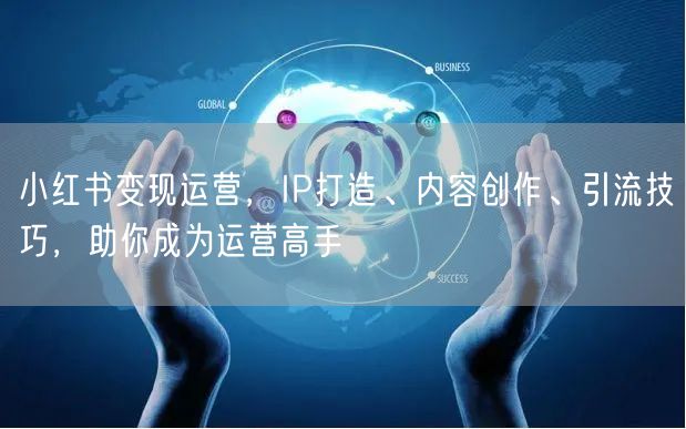 小红书变现运营,IP打造、内容创作、引流技巧,助你成为运营高手
