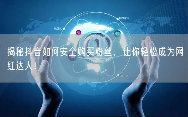 揭秘抖音如何安全购买粉丝,让你轻松成为网红达人!