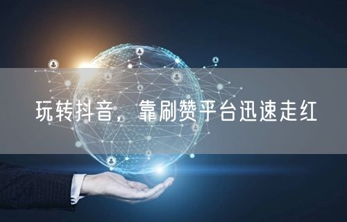 玩转抖音，靠刷赞平台迅速走红