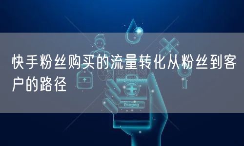 快手粉丝购买的流量转化从粉丝到客户的路径